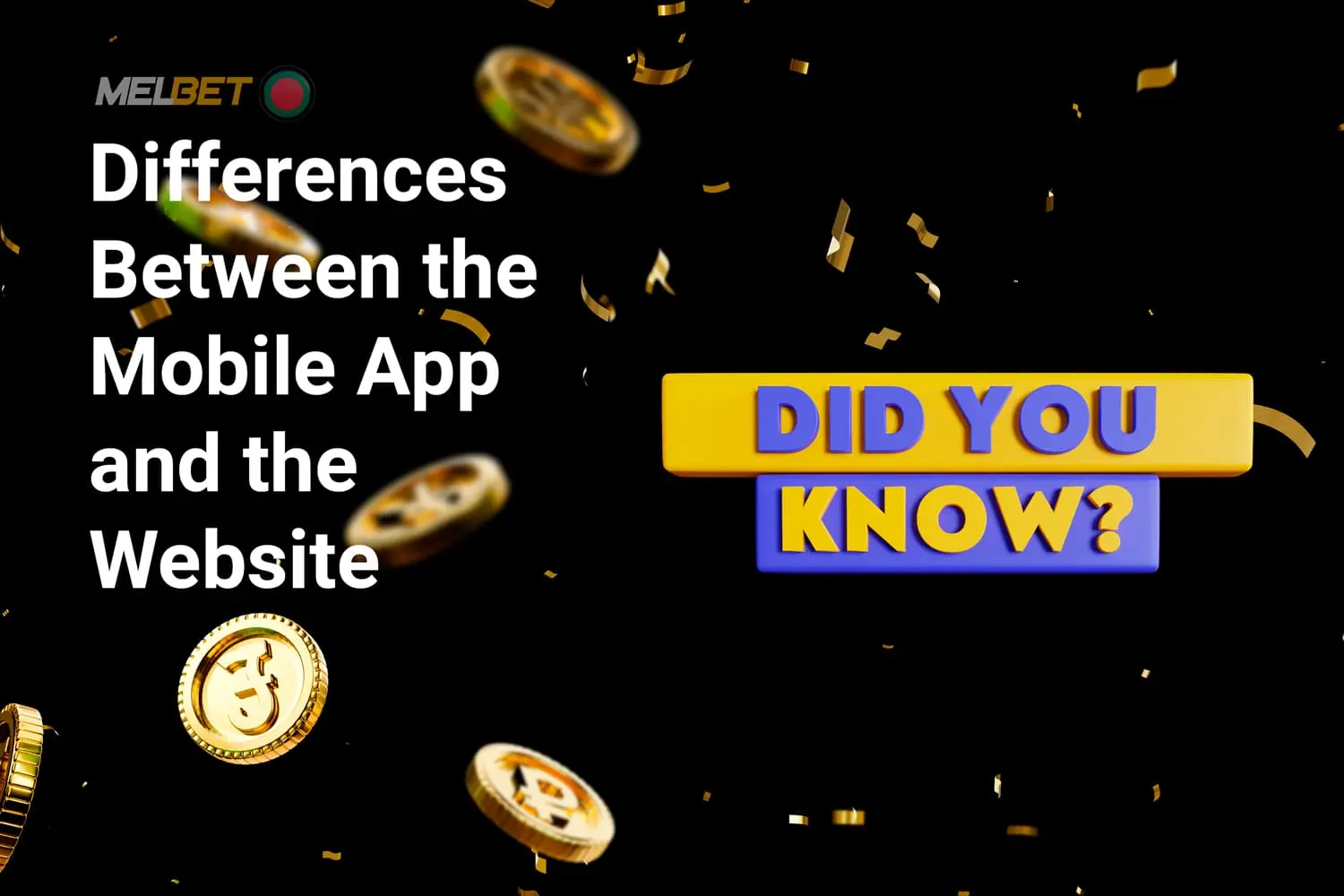 Description of the differences between a website and a mobile application.