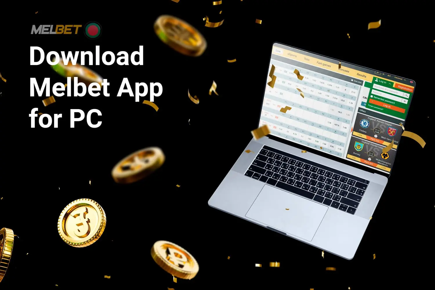 Detailed instructions on how to install and use the Melbet application for PC.