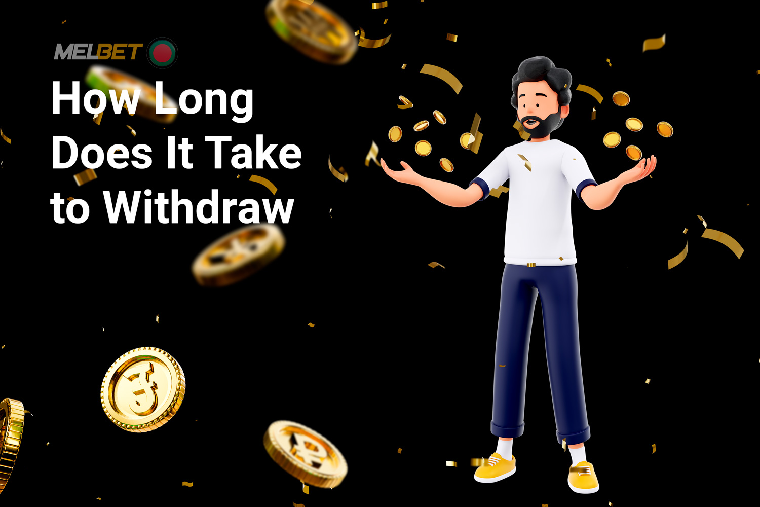 The processing time for e-wallets and e-payment systems may take between 2 and 3 days, while for crypto, it typically takes 1 to 2 hours.